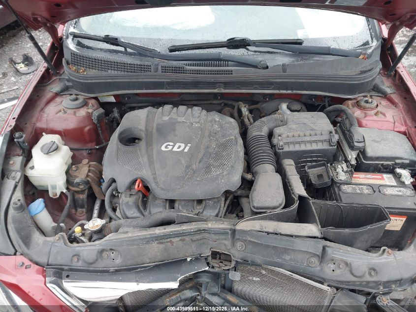 2013 Hyundai Sonata Gls VIN: 5NPEB4AC7DH609918 Lot: 43989511