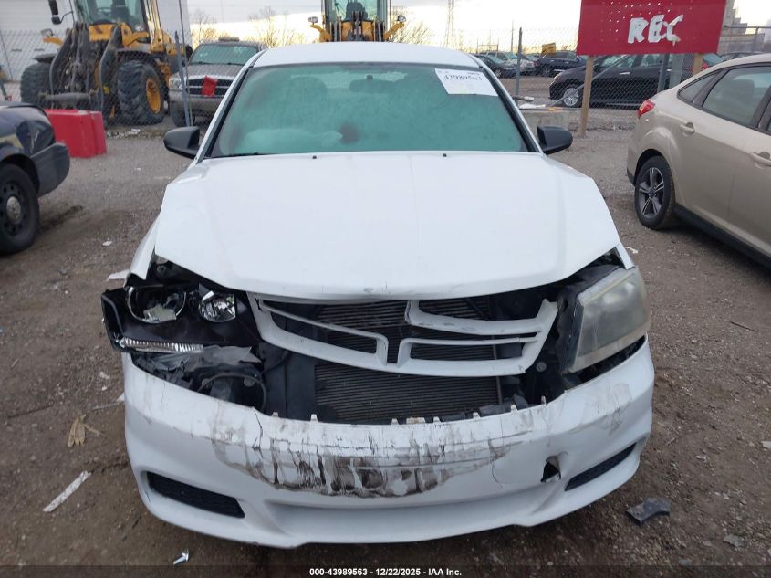 2014 Dodge Avenger Se VIN: 1C3CDZABXEN227216 Lot: 43989563
