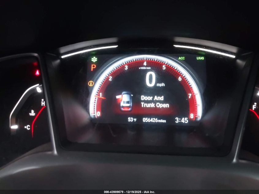 2019 Honda Civic Sport VIN: 2HGFC4B81KH304837 Lot: 43989579