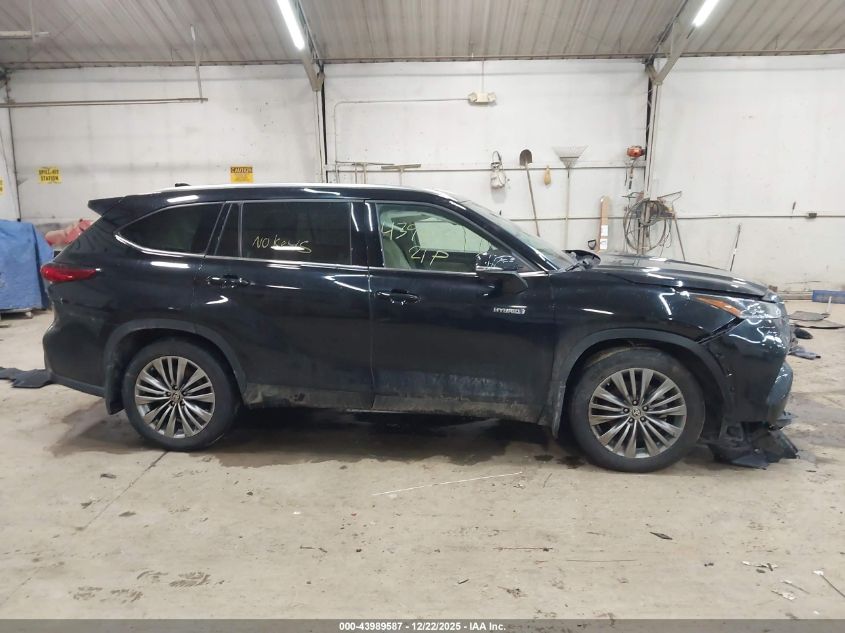 2021 Toyota Highlander Hybrid Platinum VIN: 5TDEBRCH4MS051557 Lot: 43989587