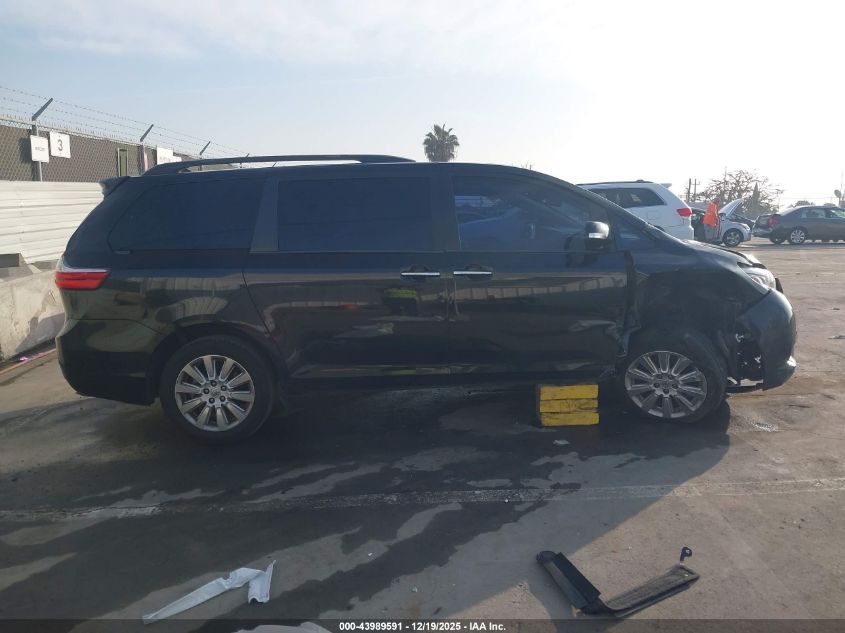 2015 Toyota Sienna Limited Premium 7 Passenger VIN: 5TDYK3DC3FS667539 Lot: 43989591