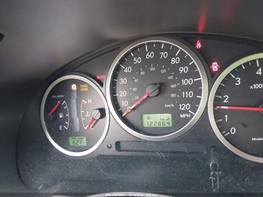 2006 Subaru Impreza Outback Sport VIN: JF1GG68656H821424 Lot: 43989604