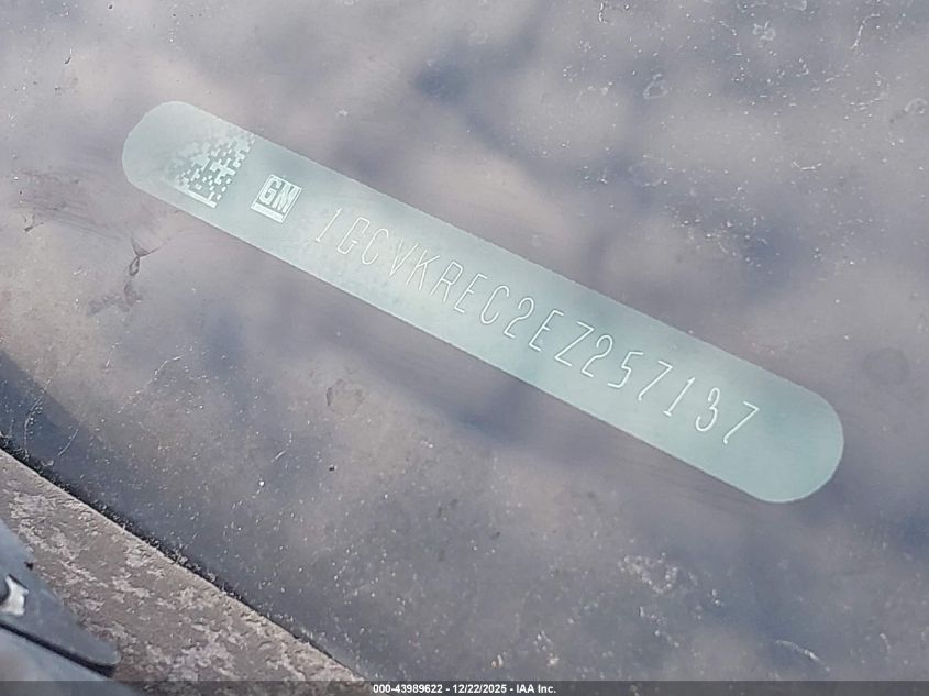 2014 Chevrolet Silverado 1500 1Lt VIN: 1GCVKREC2EZ257137 Lot: 43989622