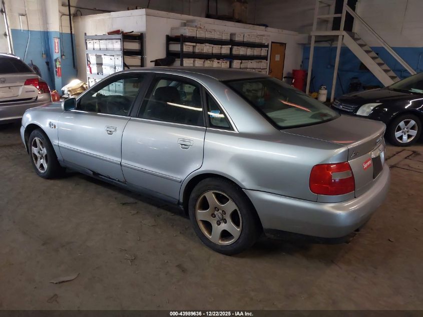 1998 Audi A4 2.8 VIN: WAUED28D7WA256102 Lot: 43989636