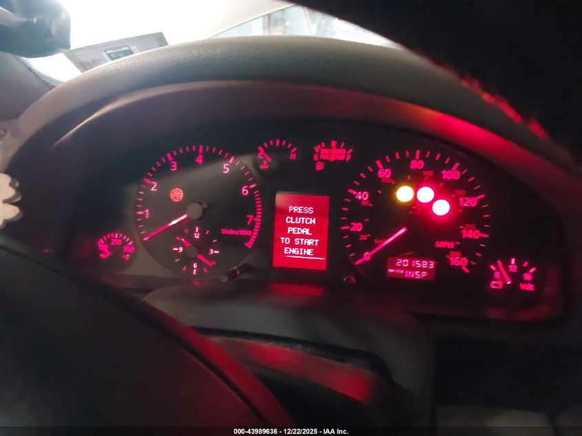 1998 Audi A4 2.8 VIN: WAUED28D7WA256102 Lot: 43989636