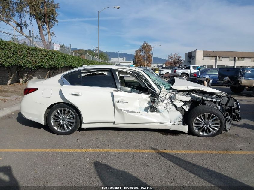 2019 Infiniti Q50 3.0T Luxe VIN: JN1EV7AP9KM513368 Lot: 43989641