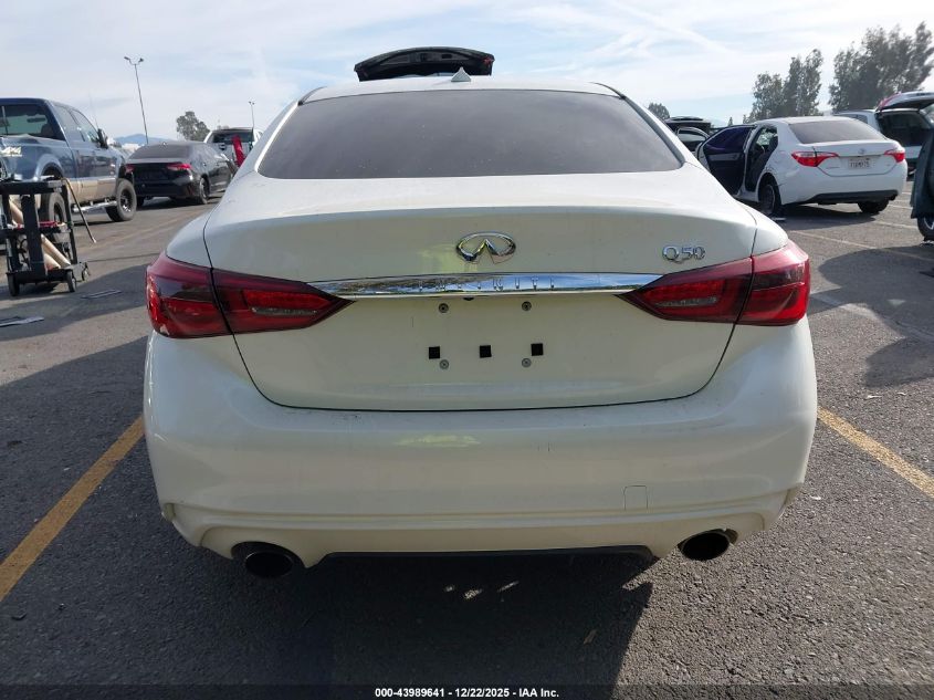 2019 Infiniti Q50 3.0T Luxe VIN: JN1EV7AP9KM513368 Lot: 43989641