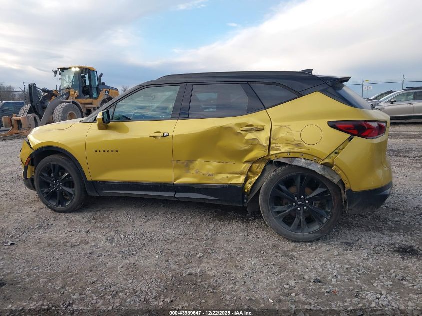 2022 Chevrolet Blazer Awd Rs VIN: 3GNKBKRS2NS191561 Lot: 43989647