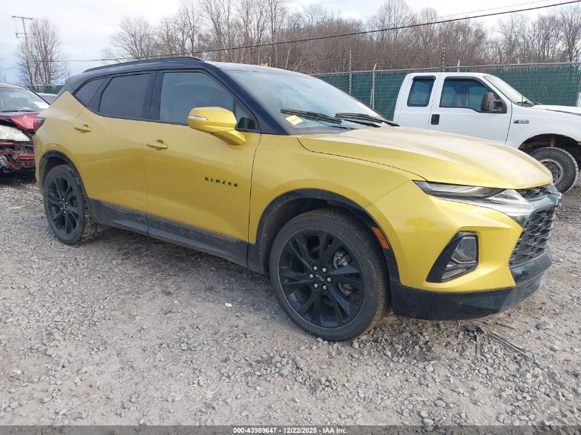 2022 Chevrolet Blazer Awd Rs VIN: 3GNKBKRS2NS191561 Lot: 43989647
