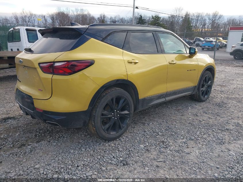 2022 Chevrolet Blazer Awd Rs VIN: 3GNKBKRS2NS191561 Lot: 43989647