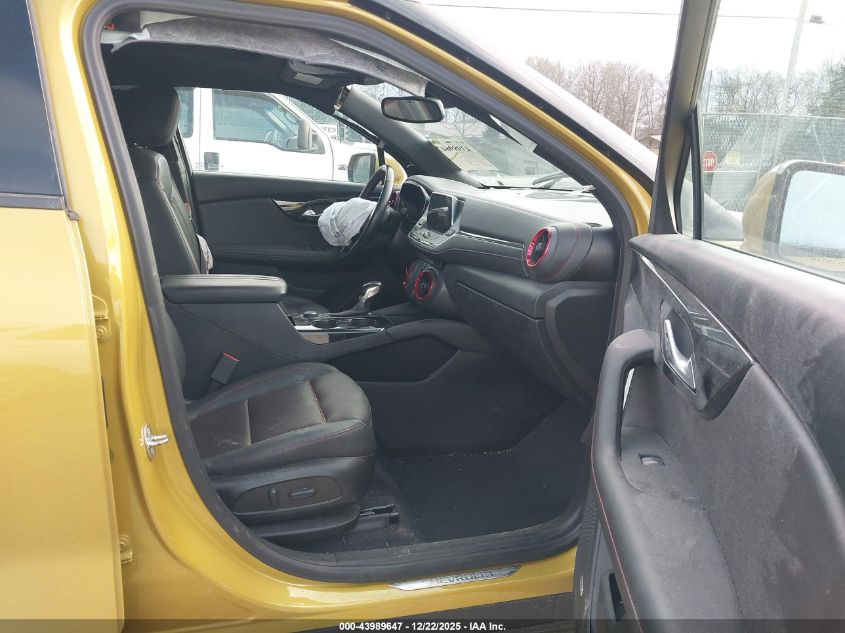 2022 Chevrolet Blazer Awd Rs VIN: 3GNKBKRS2NS191561 Lot: 43989647