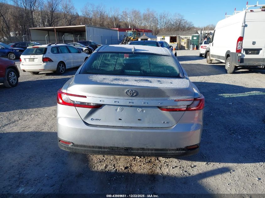 2025 Toyota Camry Le VIN: 4T1DAACK9SU098521 Lot: 43989651