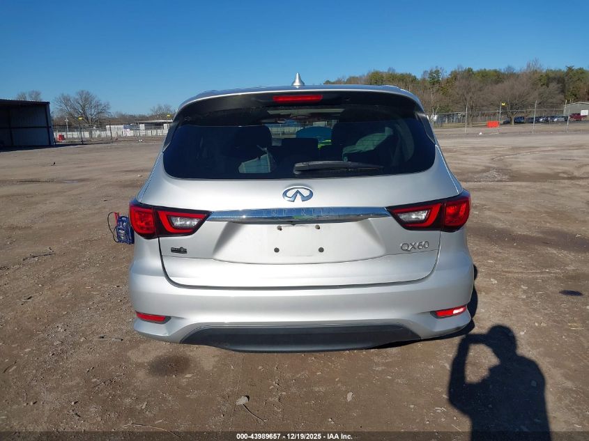 2019 Infiniti Qx60 Pure VIN: 5N1DL0MN5KC520738 Lot: 43989657