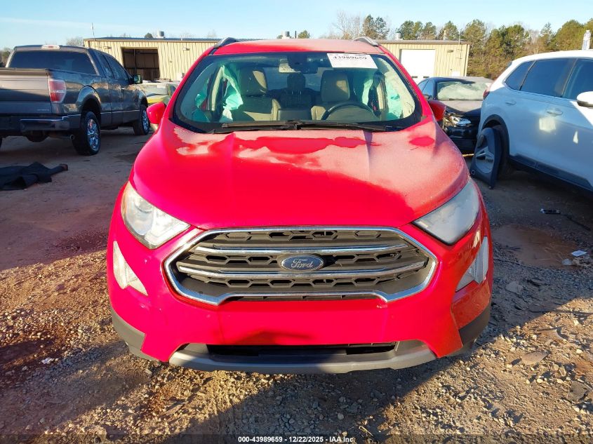 2020 Ford Ecosport Titanium VIN: MAJ6S3KL8LC347274 Lot: 43989659