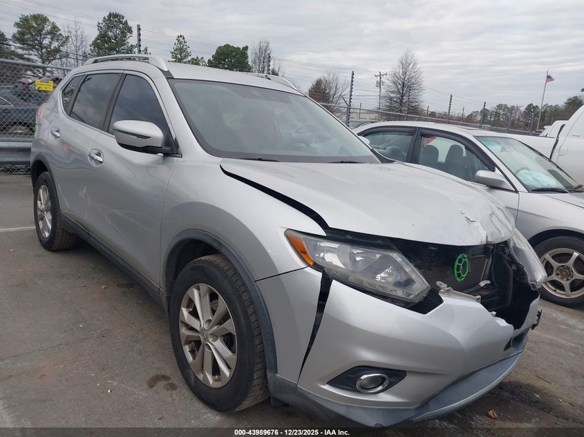 KNMAT2MT3GP729106 2016 Nissan Rogue Sv auction photo 1