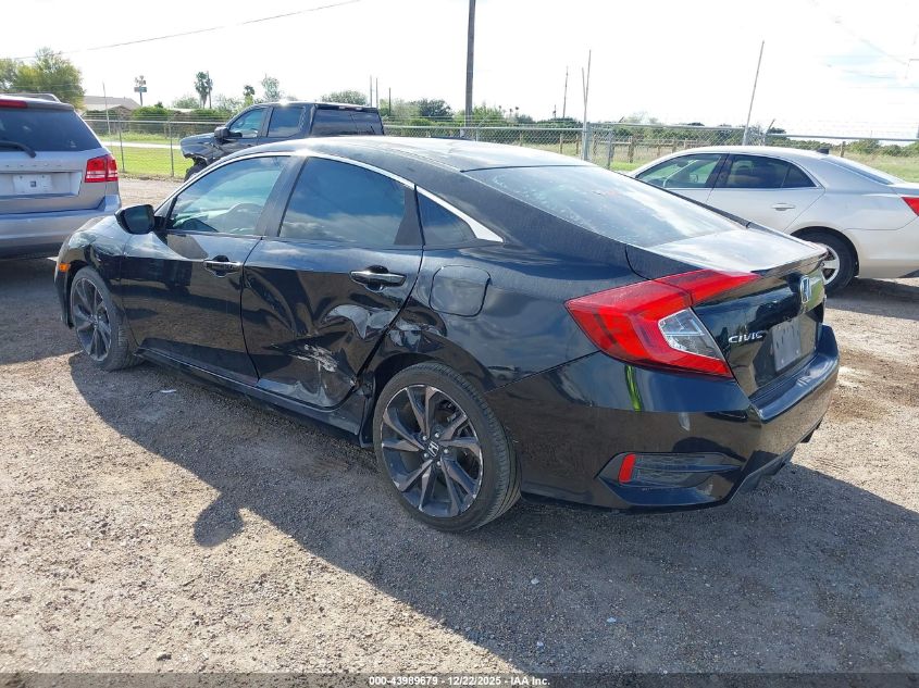 2019 Honda Civic Sport VIN: 19XFC2F85KE011127 Lot: 43989679