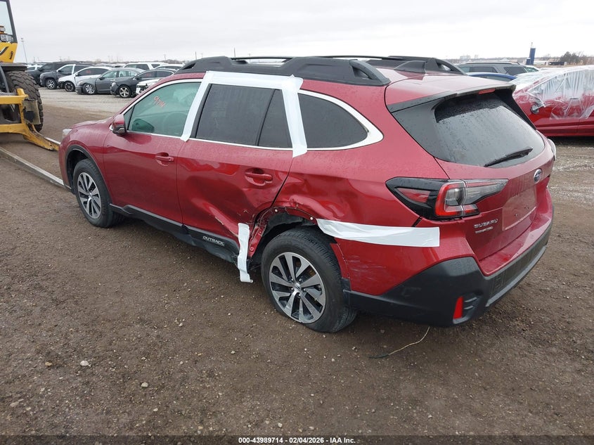 Vin: 4s4btadc9n3116941, lot: 44485422, subaru outback premium 20223