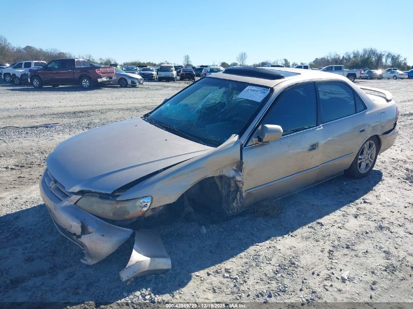 2002 Honda Accord 3.0 Ex VIN: 1HGCG16512A011380 Lot: 43989729