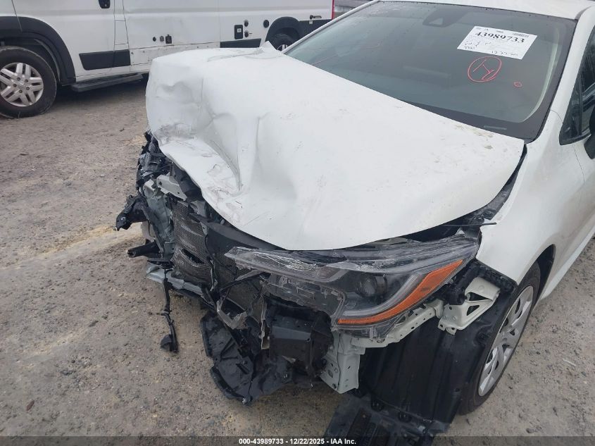 2020 Toyota Corolla Le VIN: JTDEPRAE1LJ077961 Lot: 43989733