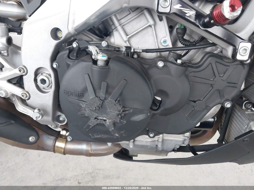 2019 Aprilia Tuono VIN: ZD4KGU00XKS000997 Lot: 43989802