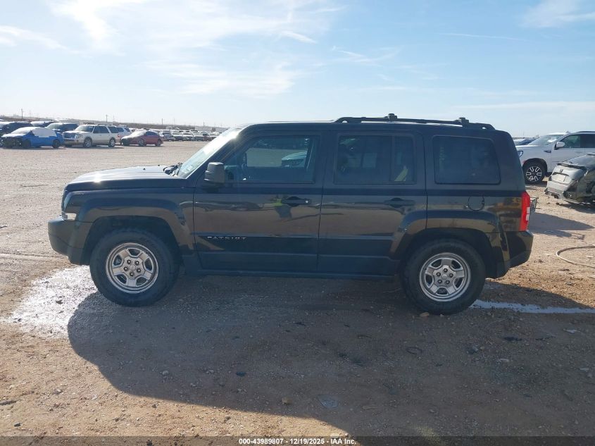 2014 Jeep Patriot Sport VIN: 1C4NJPBA5ED720458 Lot: 43989807