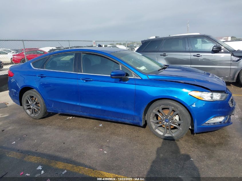 2018 Ford Fusion Se VIN: 3FA6P0H79JR191268 Lot: 43989824