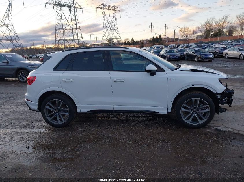 2025 Audi Q3 Premium 45 Tfsi S Line Quattro Tiptronic VIN: WA1DECF33S1068466 Lot: 43989829