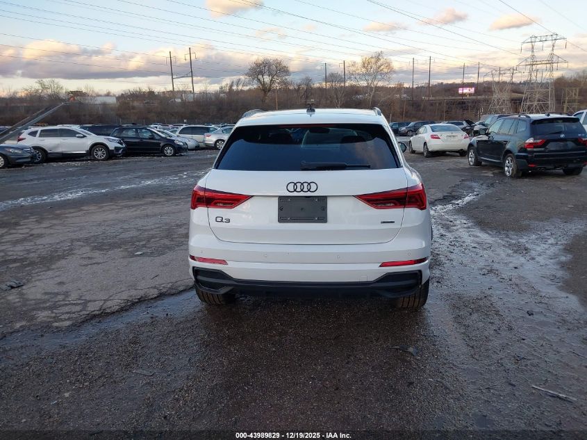 2025 Audi Q3 Premium 45 Tfsi S Line Quattro Tiptronic VIN: WA1DECF33S1068466 Lot: 43989829
