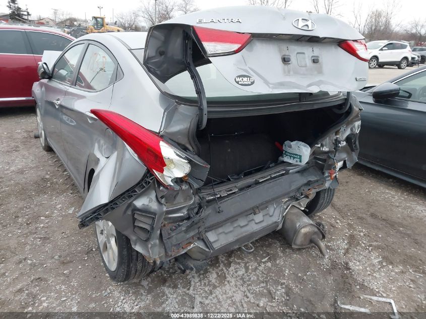 2013 Hyundai Elantra Limited VIN: KMHDH4AE7DU722541 Lot: 43989838