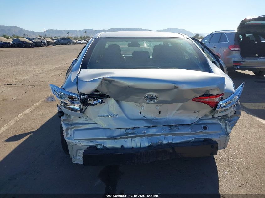 2018 Toyota Corolla Le VIN: 2T1BURHE1JC115487 Lot: 43989884