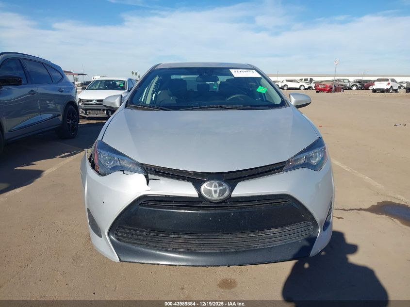 2018 Toyota Corolla Le VIN: 2T1BURHE1JC115487 Lot: 43989884