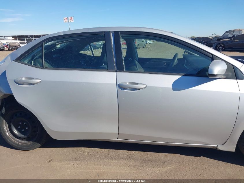 2018 Toyota Corolla Le VIN: 2T1BURHE1JC115487 Lot: 43989884