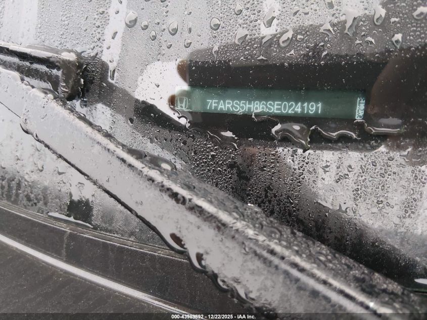 2025 Honda Cr-V Hybrid Sport-L VIN: 7FARS5H86SE024191 Lot: 43989892