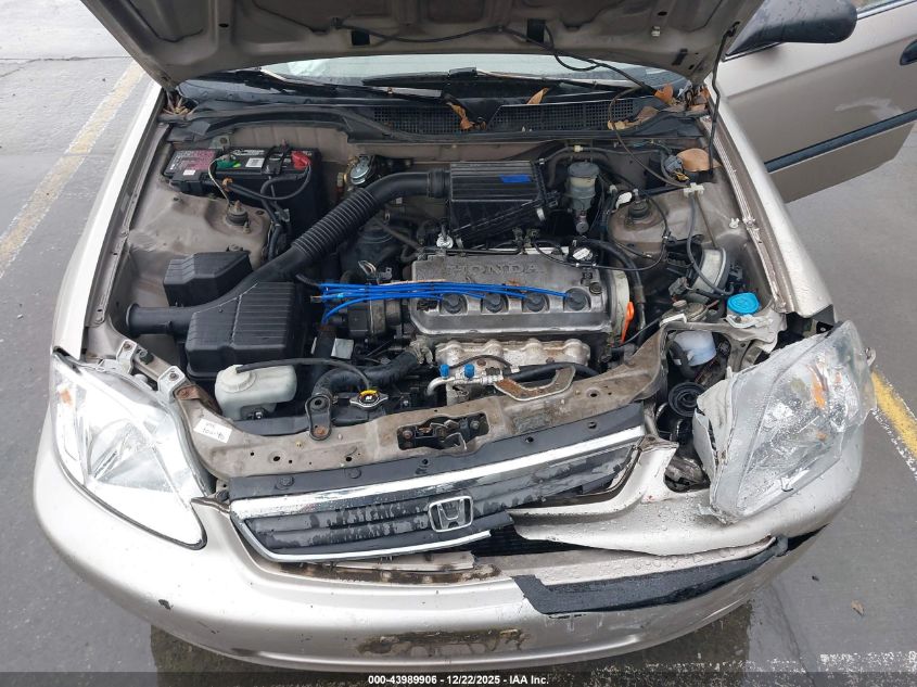 2000 Honda Civic Lx VIN: 2HGEJ6670YH582295 Lot: 43989906