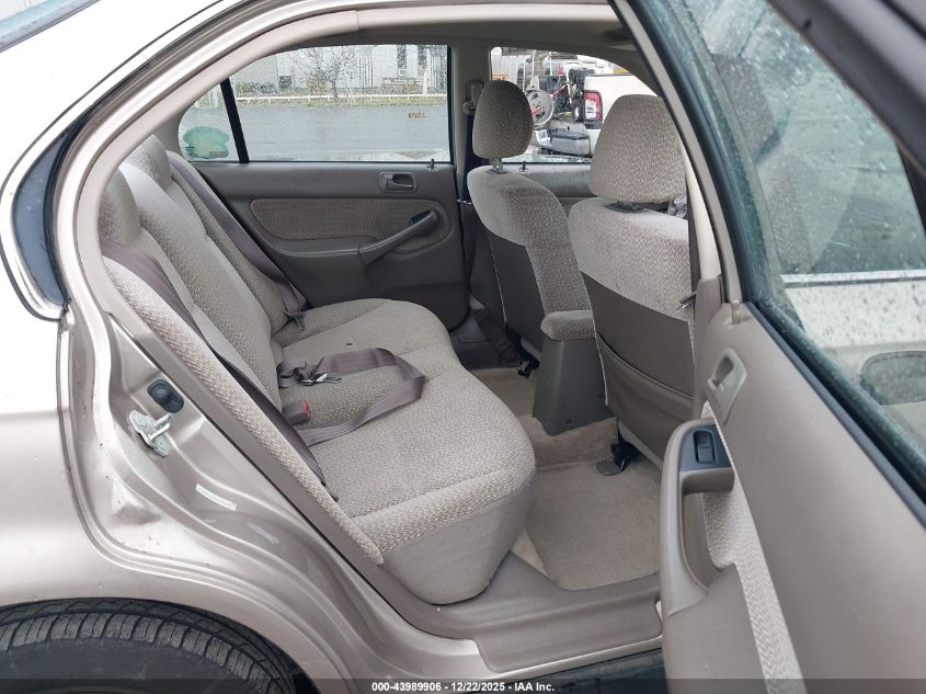 2000 Honda Civic Lx VIN: 2HGEJ6670YH582295 Lot: 43989906