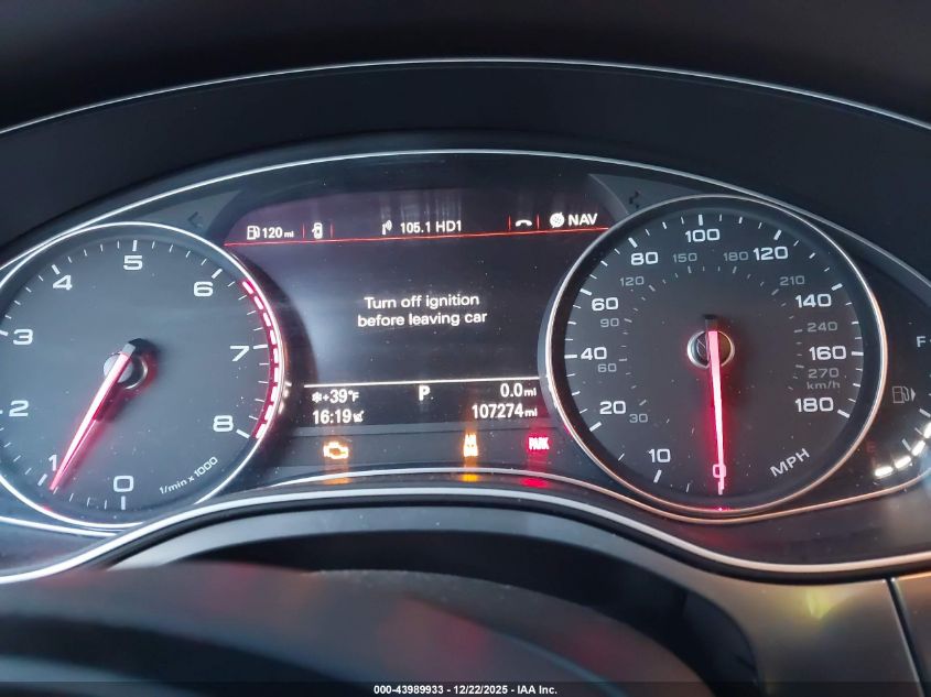 2015 Audi A6 2.0T Premium VIN: WAUGFAFC0FN009617 Lot: 43989933