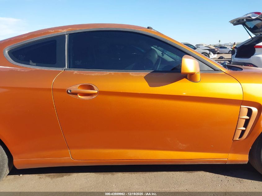 2006 Hyundai Tiburon Gt/Gt Limited/Se VIN: KMHHN65F86U202800 Lot: 43989962