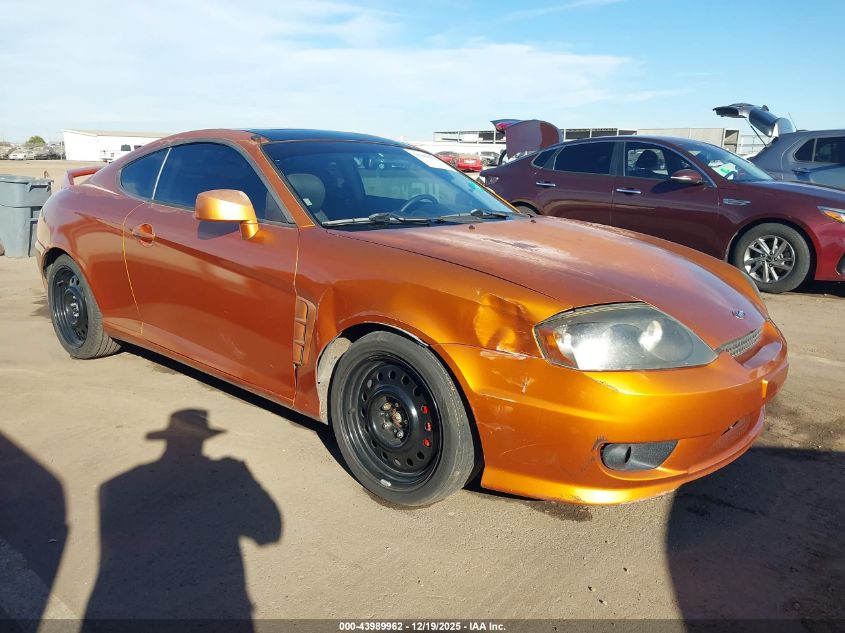 2006 Hyundai Tiburon Gt/Gt Limited/Se VIN: KMHHN65F86U202800 Lot: 43989962
