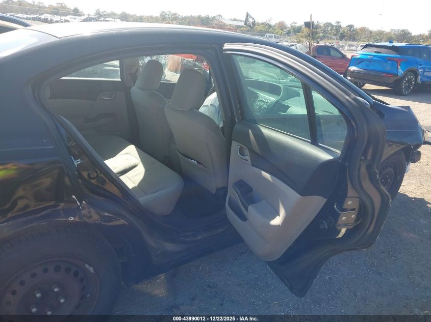 2013 Honda Civic Lx VIN: 2HGFB2F58DH596769 Lot: 43990012