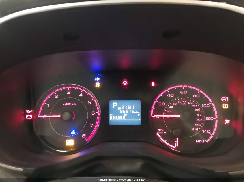 2017 Subaru Impreza 2.0I Premium VIN: 4S3GTAB63H3718827 Lot: 43990030