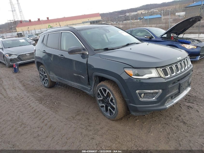 2018 Jeep Compass Limited 4X4 VIN: 3C4NJDCB4JT114403 Lot: 43990037