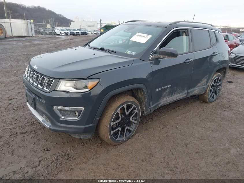 2018 Jeep Compass Limited 4X4 VIN: 3C4NJDCB4JT114403 Lot: 43990037