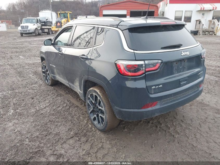 2018 Jeep Compass Limited 4X4 VIN: 3C4NJDCB4JT114403 Lot: 43990037