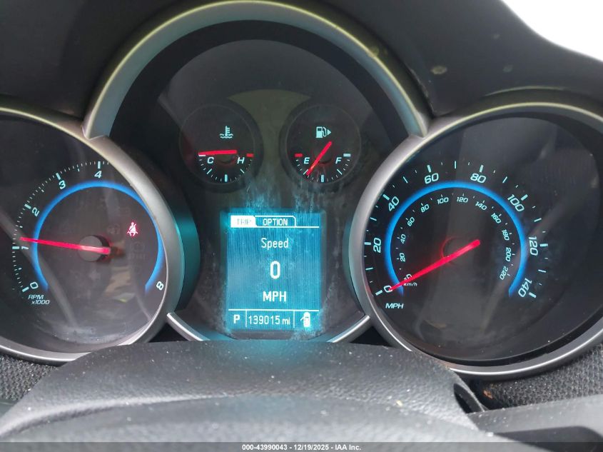 2015 Chevrolet Cruze 2Lt Auto VIN: 1G1PE5SB1F7254823 Lot: 43990043