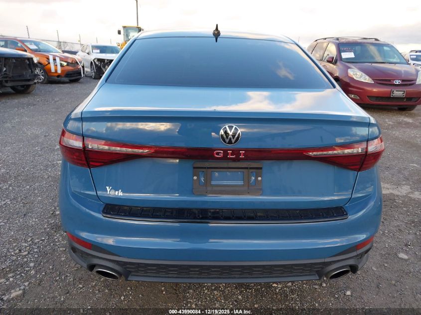 2025 Volkswagen Jetta Gli 2.0T Autobahn VIN: 3VW2T7BU6SM025555 Lot: 43990084