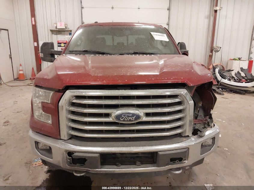 2017 Ford F-150 Xlt VIN: 1FTFW1EG6HFA44999 Lot: 43990089