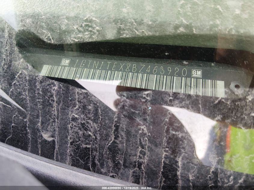 2011 GMC Sierra 1500 Work Truck VIN: 1GTN1TEX8BZ463920 Lot: 43990090