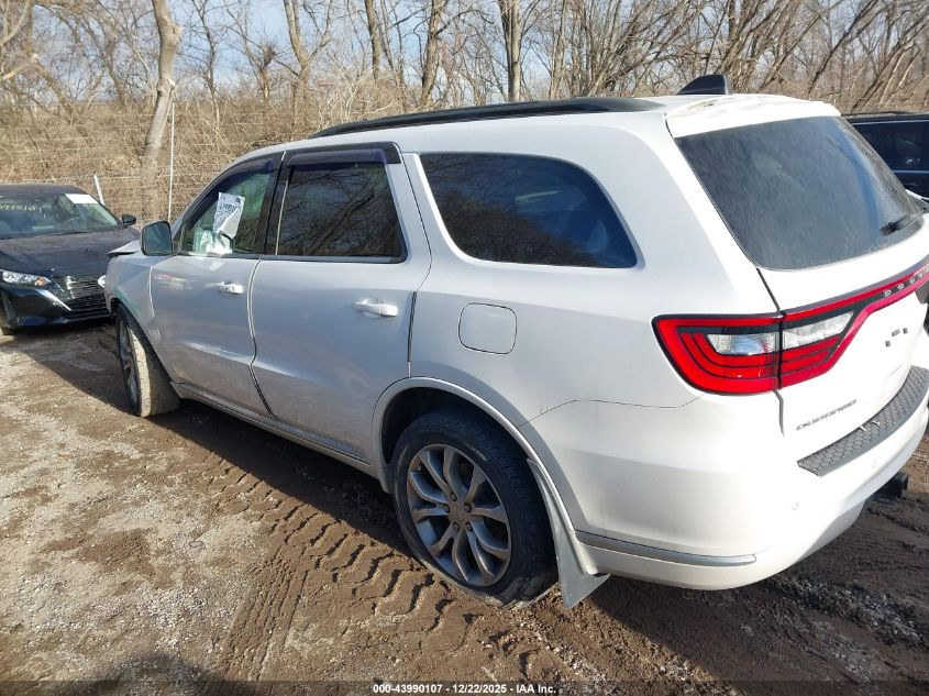 2017 Dodge Durango Sxt Rwd VIN: 1C4RDHAG1HC816876 Lot: 43990107