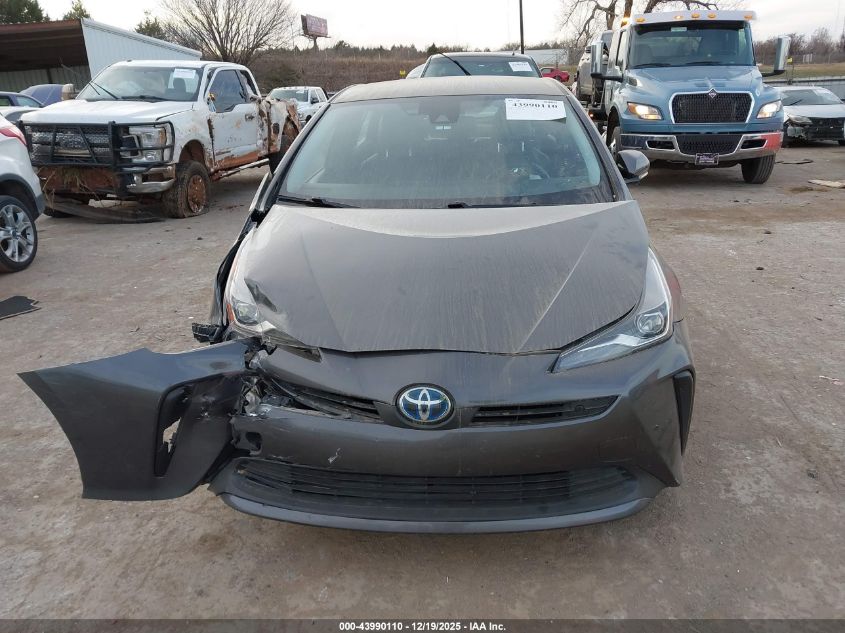 2020 Toyota Prius Xle VIN: JTDKARFU0L3118086 Lot: 43990110