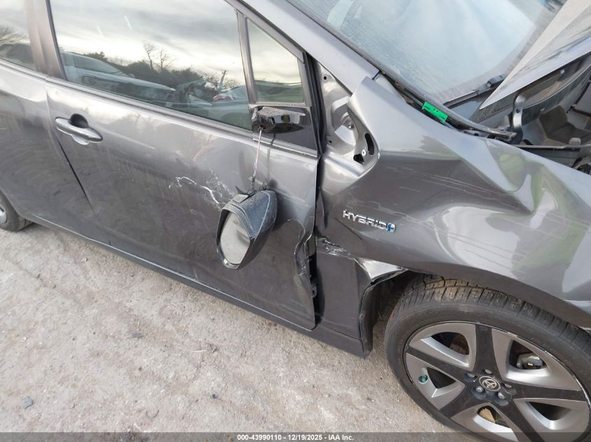 2020 Toyota Prius Xle VIN: JTDKARFU0L3118086 Lot: 43990110